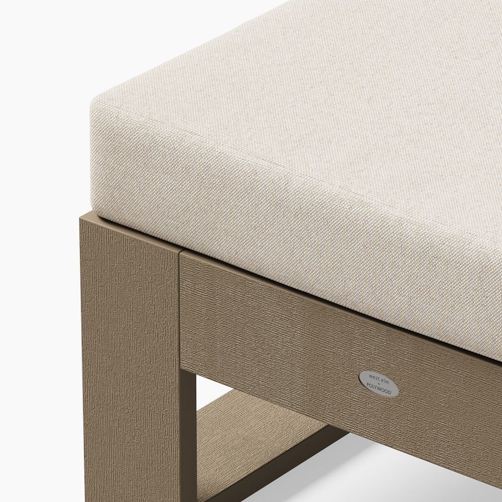 Close-up of cushion and textured beige fabric