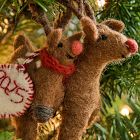 Baby's First Holiday Felt Reindeer Ornament