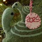 Baby's First Holiday Felt Turtles Ornament