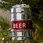 Glass Beer Keg Ornament