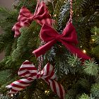 Holiday Bow Ornaments (Set of 10)