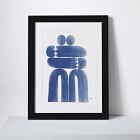 Christopher David Ryan Print - Blue Hug
