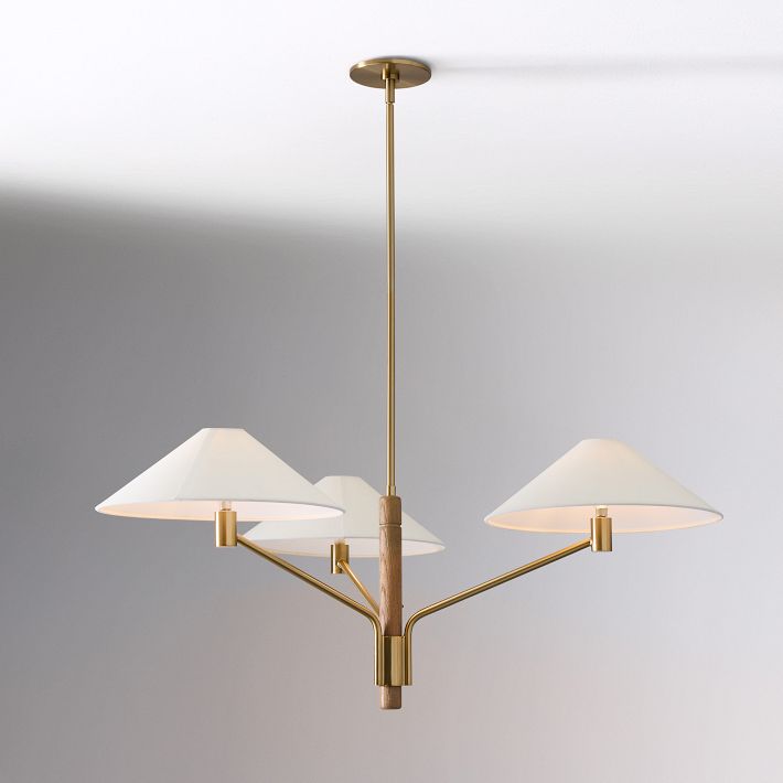 1/f space Altair Vega Deneb BRASS 3点セット Devon 3-Light Chandelier (40