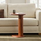 Cannellini Solid Wood C-Side Table (19")