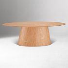Eurydice Oval Plinth Dining Table (86")