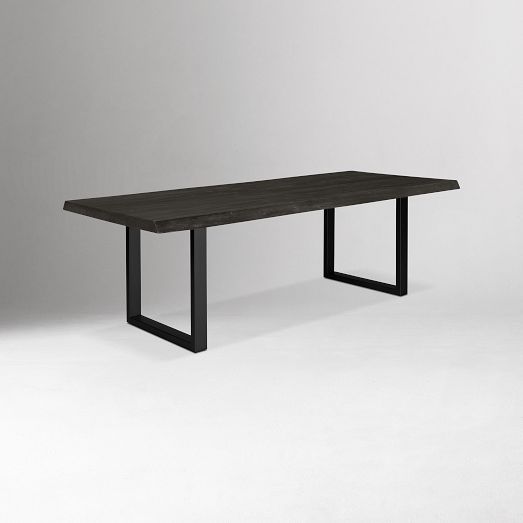 Justice Live Edge Acacia Dining Table (79"-116") by West Elm
