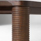 Sacha Wood Rectangle Dining Table (71")