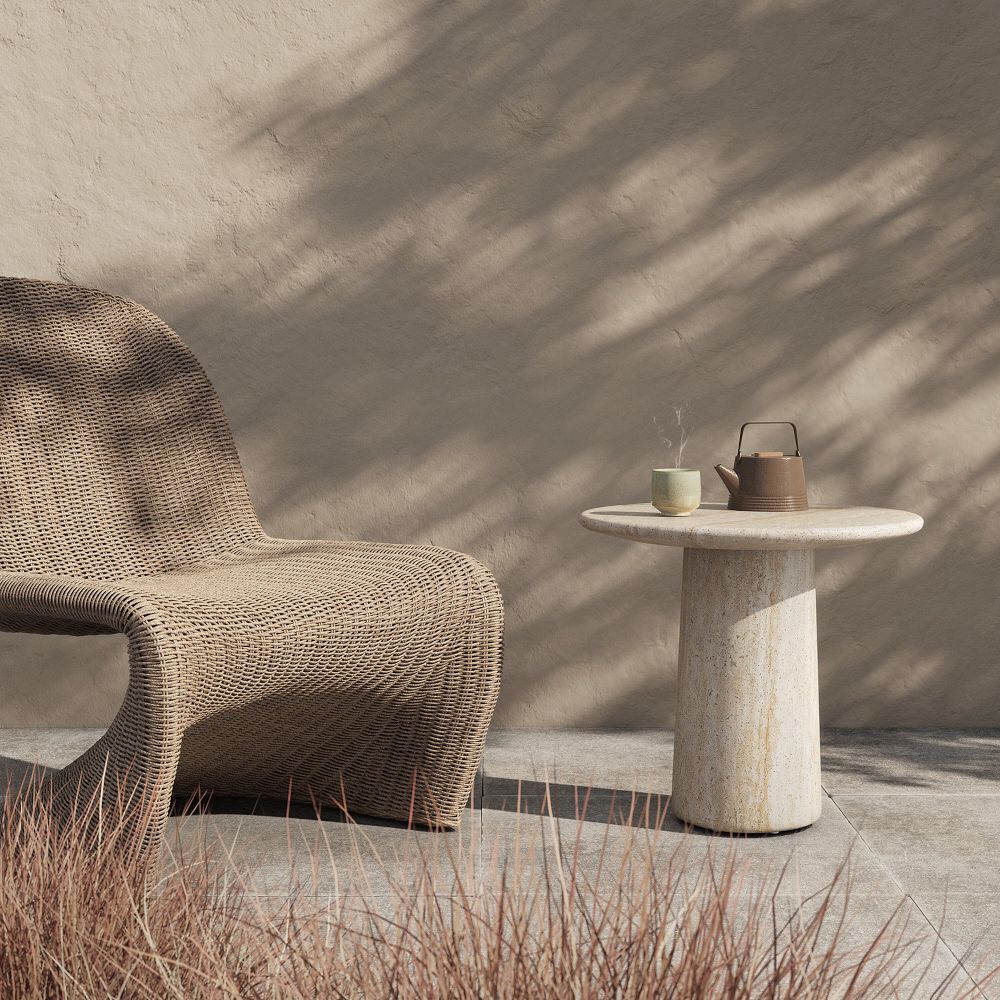 Marbella Outdoor Side Table (22")