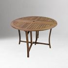 Aldenry Eucalyptus Outdoor Folding Dining Table (43")