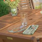 Aldenry Eucalyptus Outdoor Folding Dining Table (43")