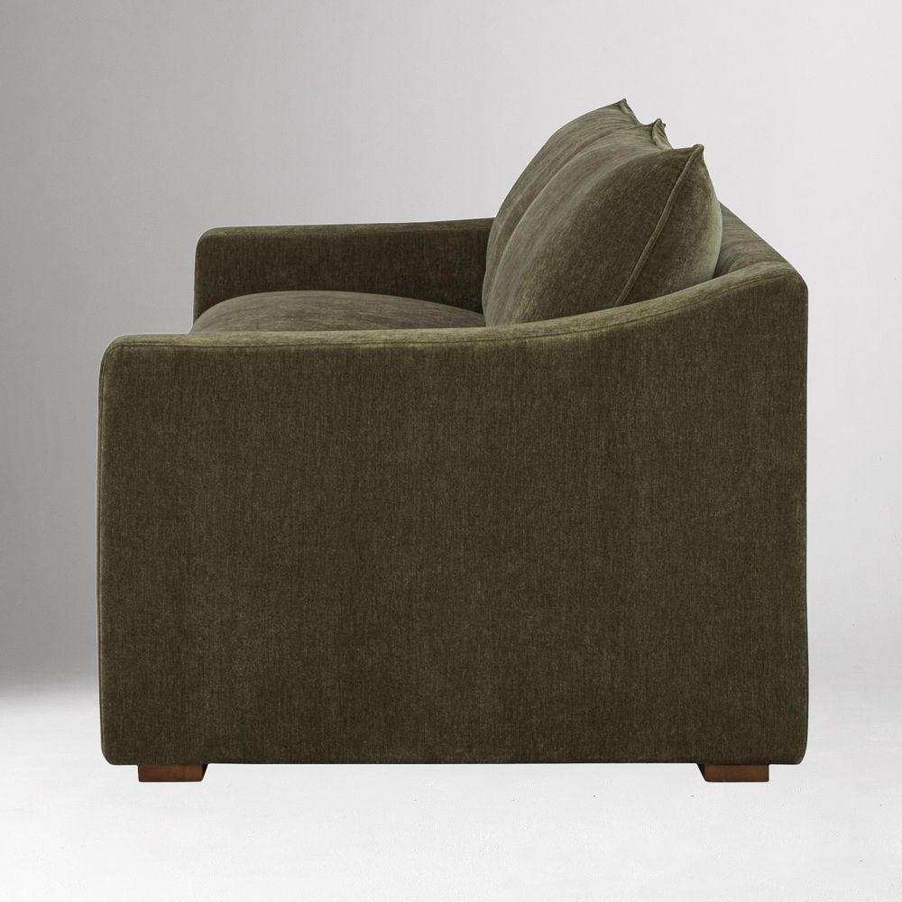 side view of arm and back cushions