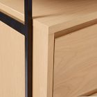 Pierce Executive Desk (72") &amp; Extra Wide Storage Shelf Set (72")