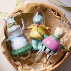 Glass Alien Ornaments