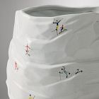 SickKids Skier Mountain Ceramic Tabletop Planters