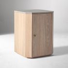 Open Box: Essex Cerused Marble Nightstand (18") - Cove