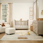 Joseph Altuzarra Sphere Foot Upholstered Convertible Crib