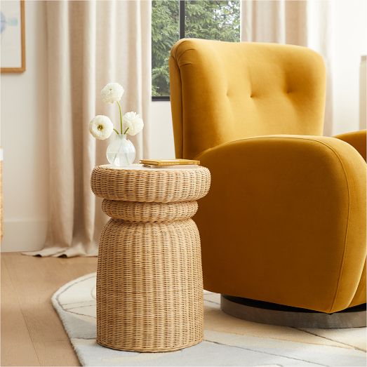 Joseph Altuzarra Woven Side Table by West Elm