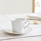 Costa Nova Beja Teacup &amp; Saucers (Set of 4)