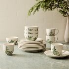 Tannenbaum Holly Stoneware Dinnerware (Set of 16)