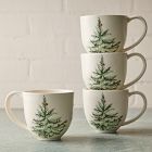 Tannenbaum Holly Stoneware Mug Sets