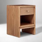 Miles Mini Nightstand, 16", Toasted Oak