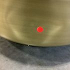 Open Box: Drum Storage Coffee Table (40") - Café, Antique Brass