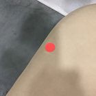 Open Box: Grier Counter Stool (26") - Ludlow Leather Sand, Textured Antique Bronze