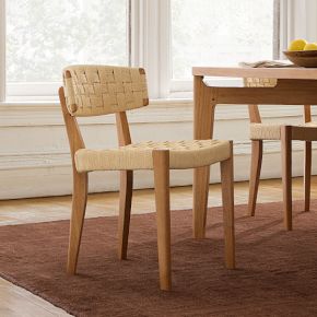 Brenna Woven Dining Chair | West Elm