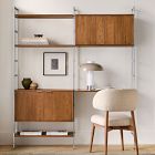 Ozzy Modular Wall Desk w/ Shelf Units (62")