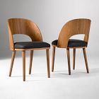 Boerum Plywood Back Leather Dining Chair