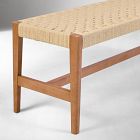 Brenna Woven Dining Bench