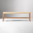 Brenna Woven Dining Bench