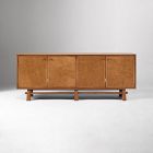 Pierce &amp; Ward Leather Front Media Console (72")