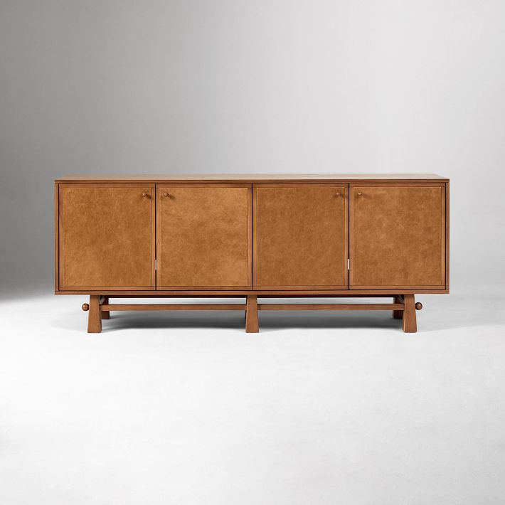 NASTOYS Mid-Century PIERCE (SMALL)1個 Pierce & Ward Leather Media Console 72