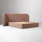 Julianne Upholstered Winged Bed