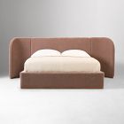 Julianne Upholstered Winged Bed