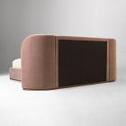 Julianne Upholstered Winged Bed