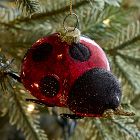 Glass Ladybug Ornament