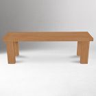 Briley Teak Outdoor Dining Bench