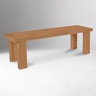 Briley Teak Outdoor Dining Bench