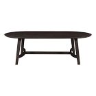 Solid Oak Oval Coffee Table