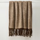 Cross Dye Faux Mohair Throw