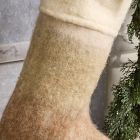 Faux Mohair Ombre Stocking