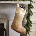 Faux Mohair Ombre Stocking