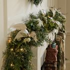 Pre-Lit Faux Juniper Lit Garland