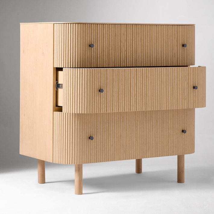 west elm modern 3 drawer dresser Ellington 3-Drawer Dresser (36