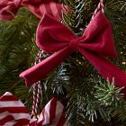 Holiday Bow Ornaments (Set of 10)