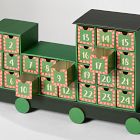 Paper Tabletop Train Advent Calendar