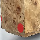 Open Box: Finlo Burled Table Lamp (22") - Light Burl