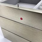 Open Box: Grand Lacquer Jewelry Box - Antique Silver